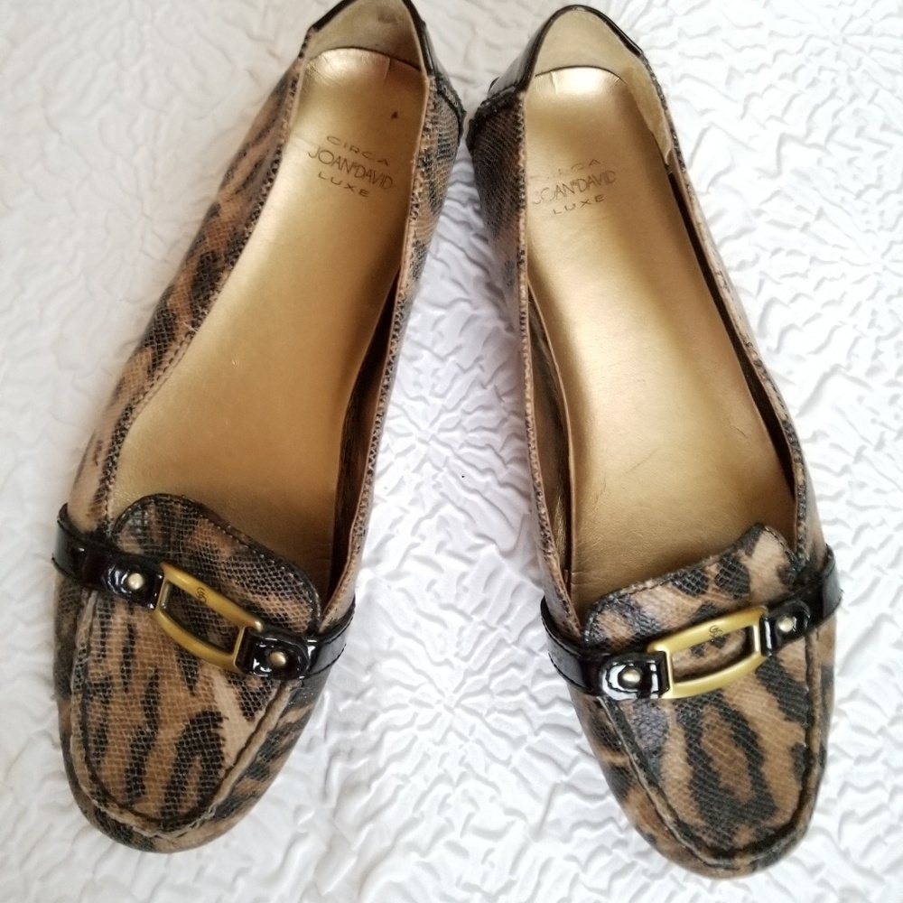 Circa Joan & David Women Snake Print Driving Loafers Shoes - Picture 4 of 8